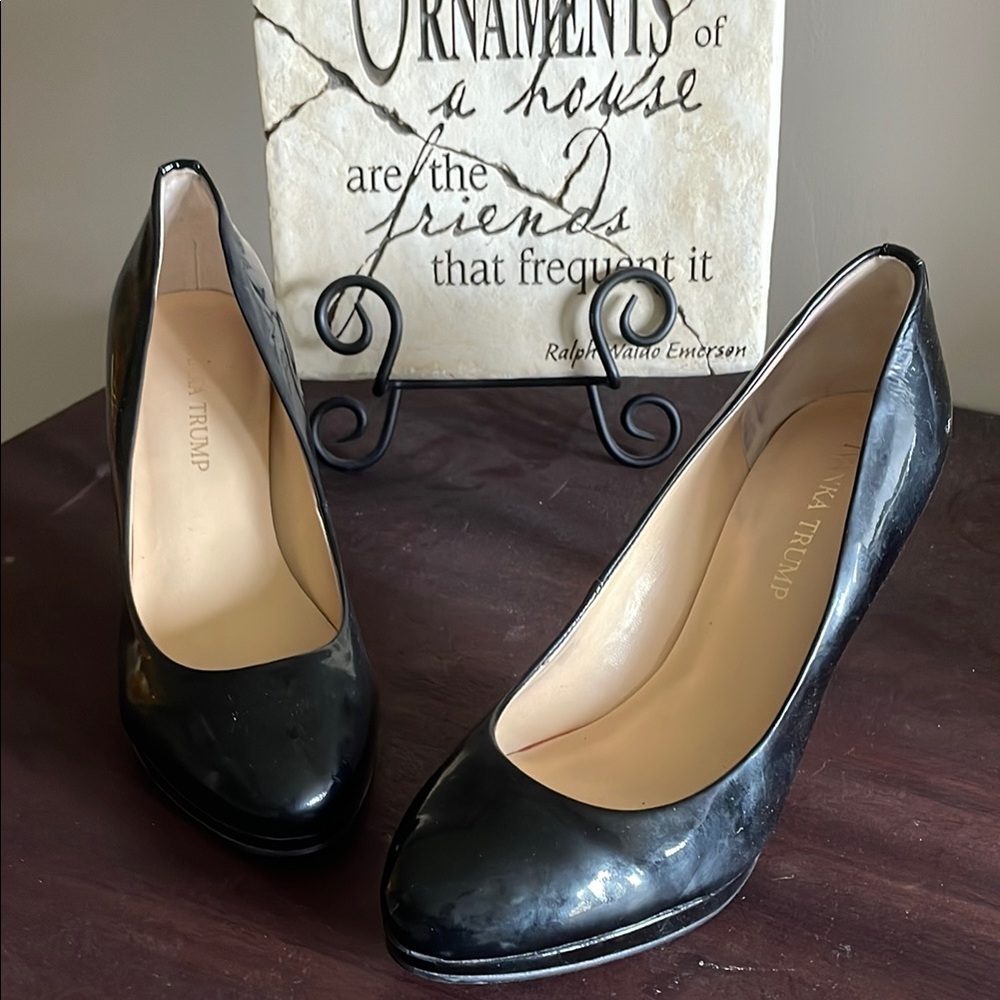 Ivanka Trump Black Stiletto Heels Classic Design